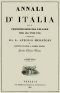 [Gutenberg 56431] • Annali d'Italia, vol. 6 / dal principio dell'era volgare sino all'anno 1750